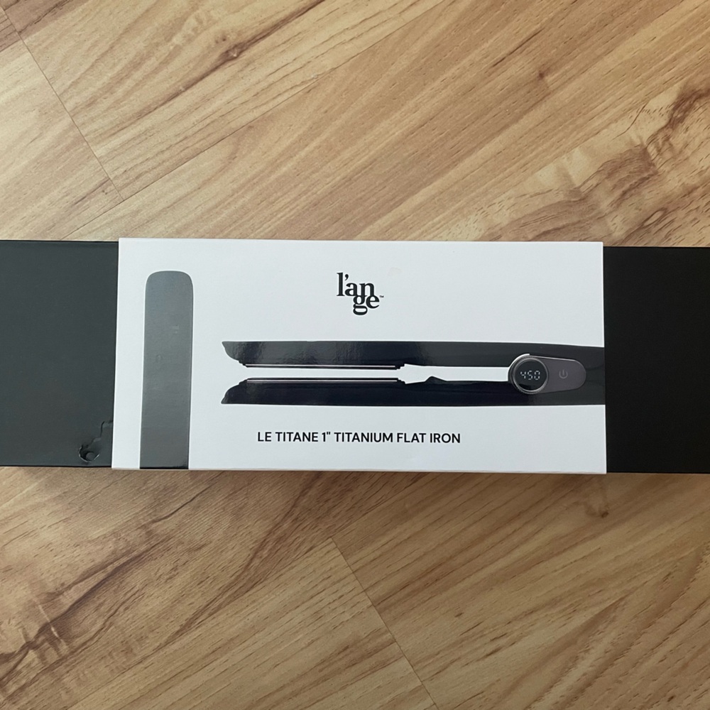 L’ange 1” titanium hair straightener